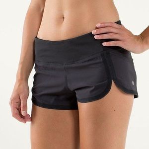 Lululemon Black Racer Shorts 2.5”